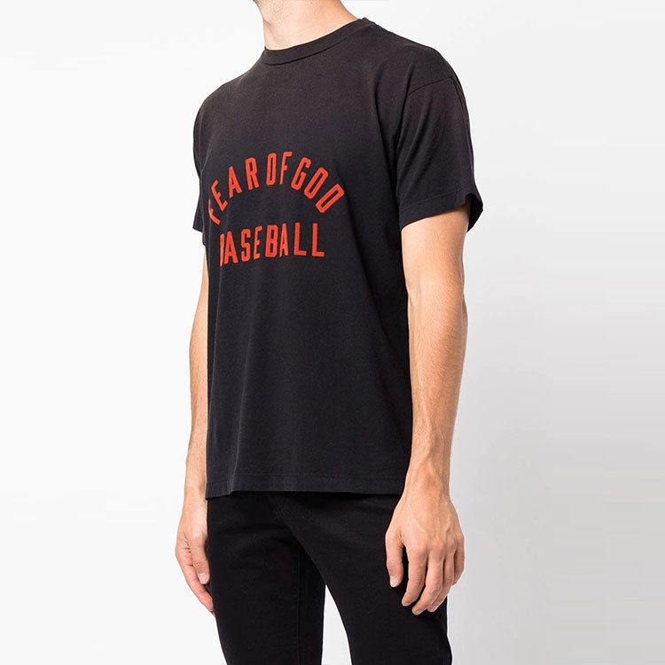 Fear of God Baseball Tee 'Vintage Black Red' FG50-063CTJ-010