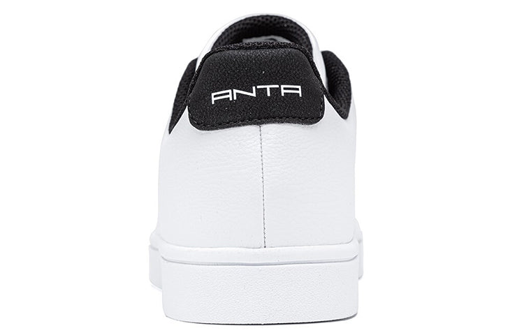 ANTA Skateboarding Shoes 'White Black' 912028003-3