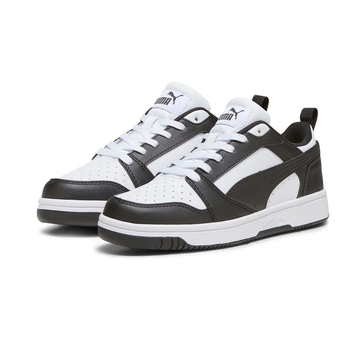 (GS) PUMA Rebound v6 'White Black' 393833-01