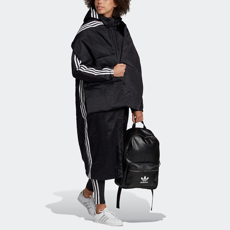 (WMNS) adidas Originals Long Hooded Padded Coat 'Black' EC0936