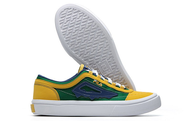 (WMNS) Fila Fusion Skate Shoes 'Blue Yellow Green' T12W125103FGM