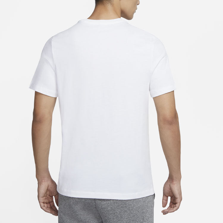 Air Jordan Casual Sports Round Neck Logo Short Sleeve White CT3707-100