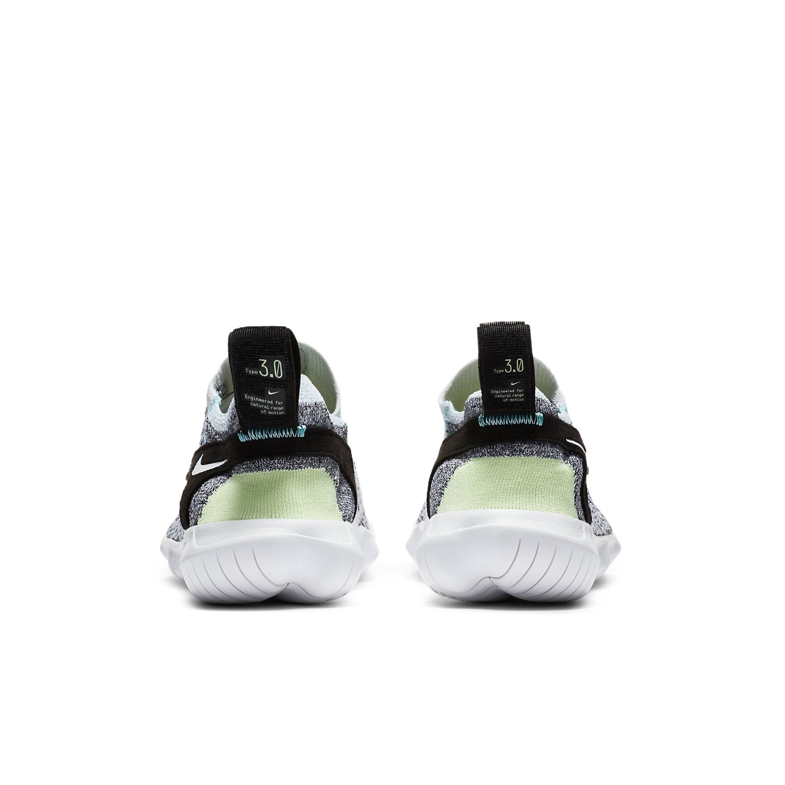 (WMNS) Nike Free RN Flyknit 3.0 2020 White/Black/Green CJ0267-101