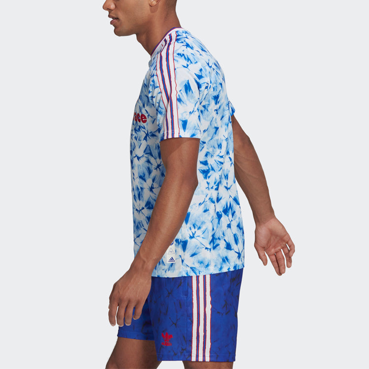 adidas originals x Human Race Crossover Soccer/Football Sports Quick Dry Jersey SW Fan Edition 20-21 Season Blue GJ9084