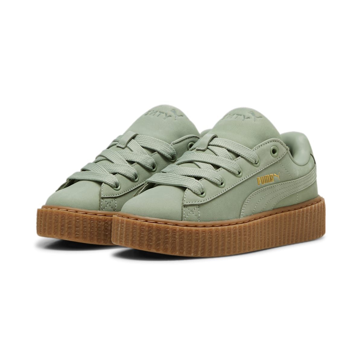 (GS) PUMA x Fenty Creeper Phatty 'Earth Tone Pack - Green Fog' 399866-02