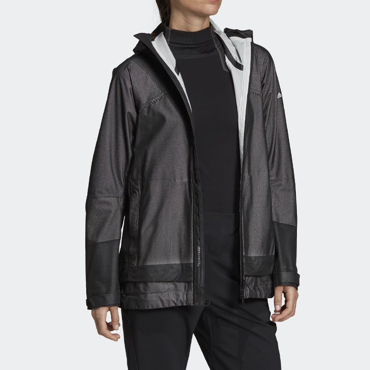 (WMNS) adidas Outdoor Windproof Jacket Black DZ0796