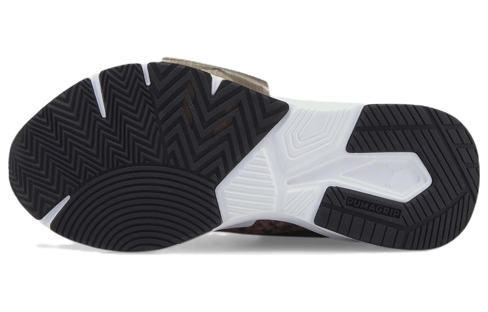 (WMNS) PUMA Powerframe Safarigram 'Black Brown' 376978-01