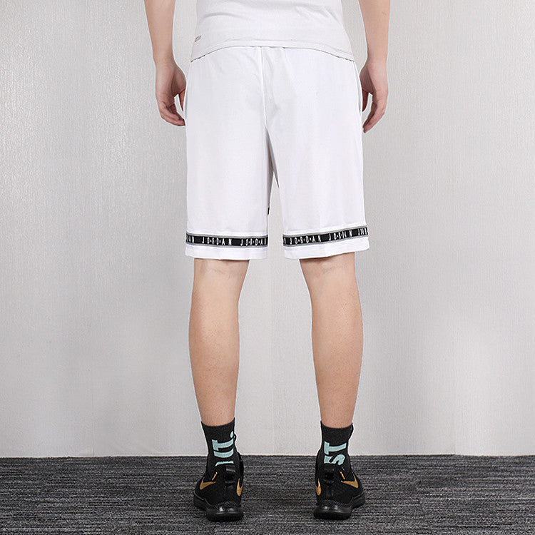 Air Jordan Alphabet Sports Basketball Shorts White AJ1109-100