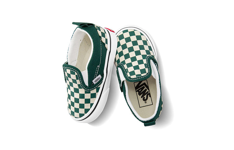 Vans Old Skool V Toddler Green/White Checkboard VN0A34882NH