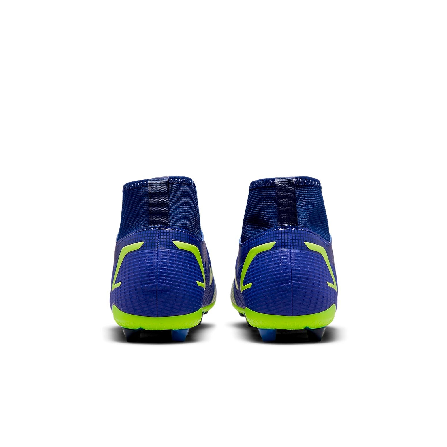 (GS) Nike Jr Mercurial Superfly 8 Academy AG Artificial Grass 'Dark Blue Neon Green' CV0732-474