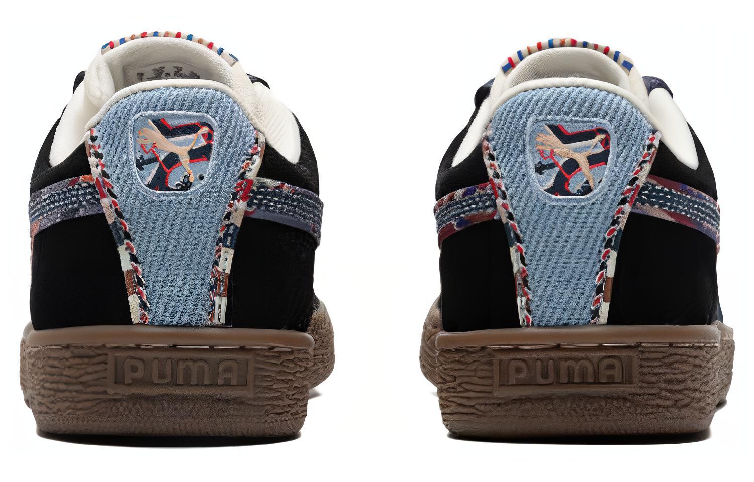 PUMA Suede Bz Emb 'Black Navy Marzipan Light Blue' 399021-01