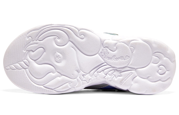 (GS) Skechers Unicorn Storm 'Blue Silver White' 302576L-LBLV