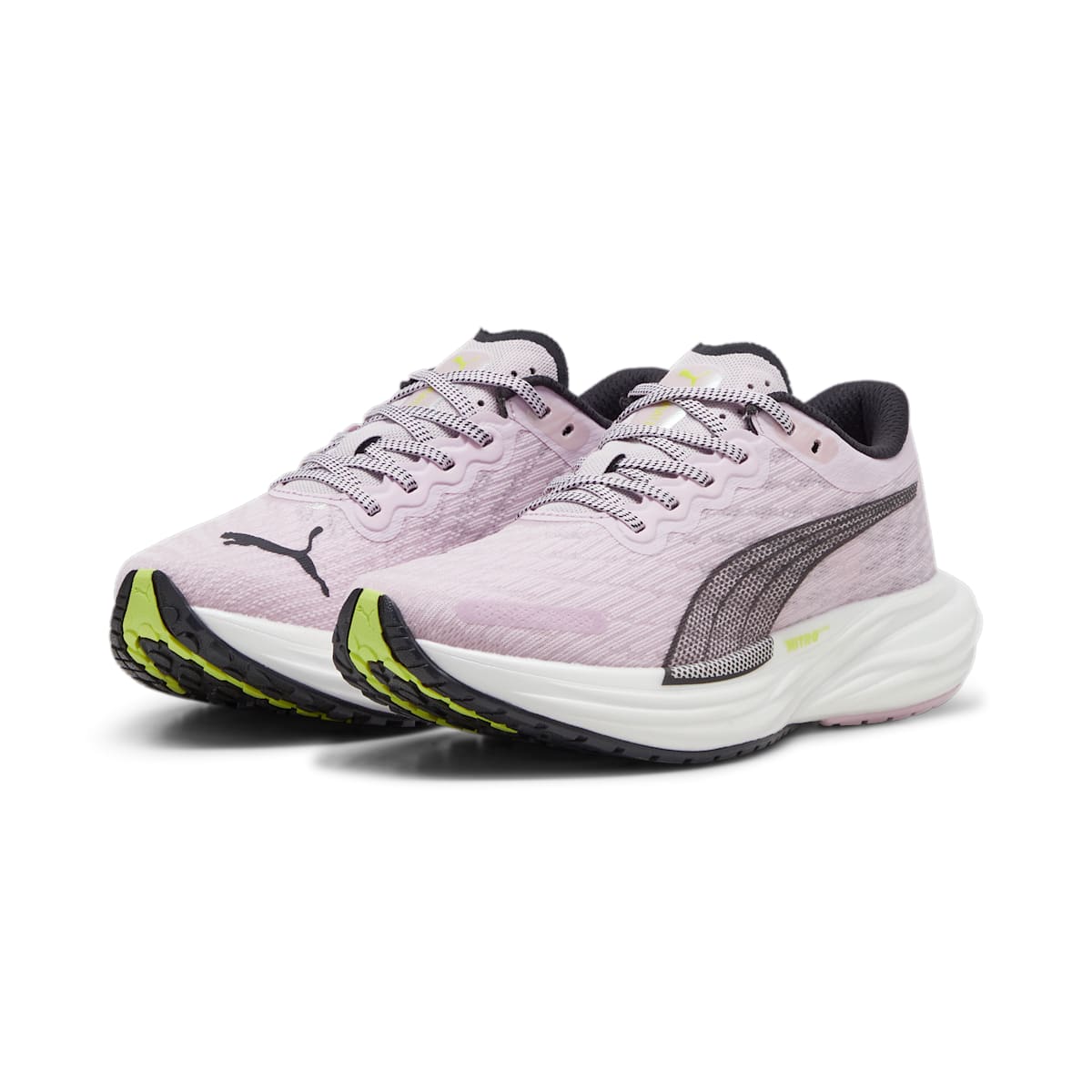 (WMNS) PUMA Deviate Nitro 2 Radiant 'Grape Mist Black' 379525-01