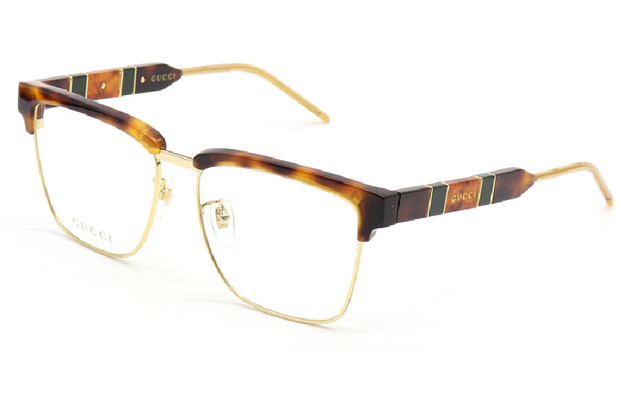 Gucci Simplicity Frame Glasses Optical Glasses BlackGold 'Black Gold' GG0605O