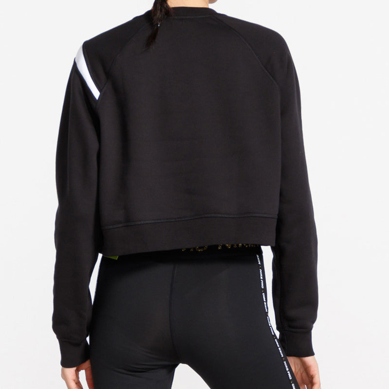(WMNS) Nike Sportswear Swoosh Large Round Neck Black BV3934-011