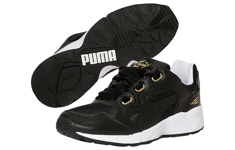(WMNS) PUMA Prevail Heart Low Running Shoes Black/White 365649-01