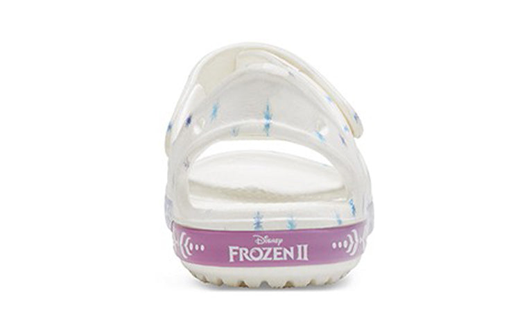 (PS) Crocs Funny Frozen White Sandals 206172-100