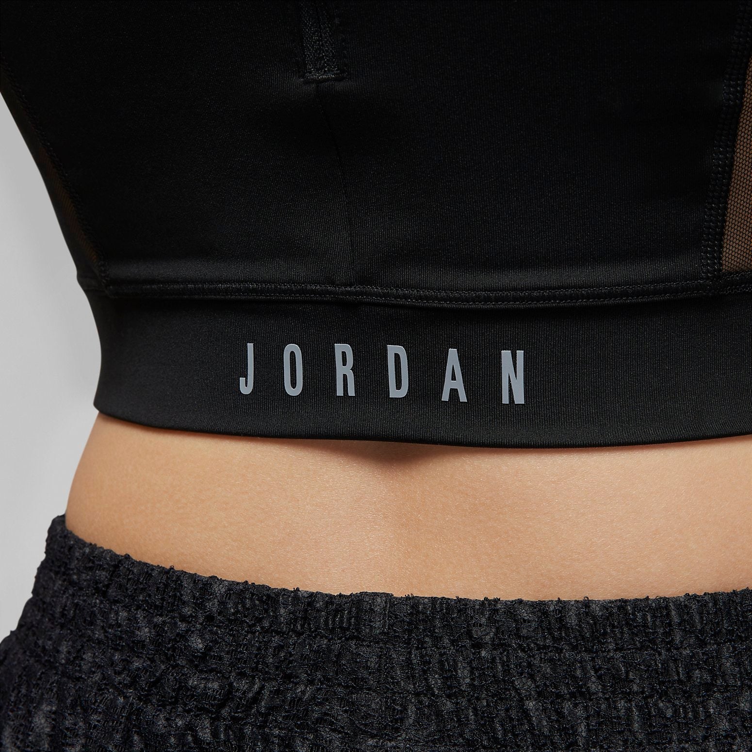 (WMNS) Air Jordan Sport Crop Top 'Black' DZ3235-010