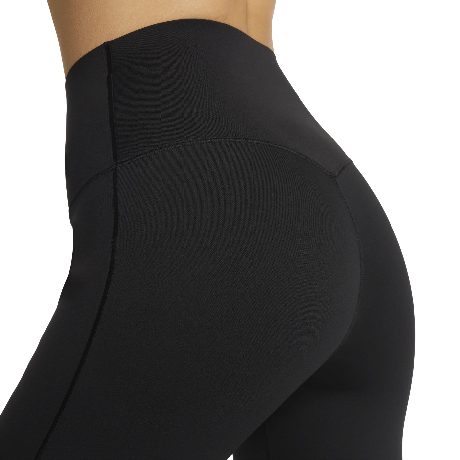 (WMNS) Nike Medium-Support High-Waisted Leggings with Pockets 'Black' DQ5898-010
