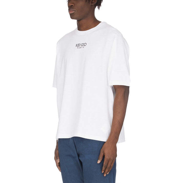 Men's KENZO Alphabet Logo Casual Short Sleeve White FA55TS5024AB-01