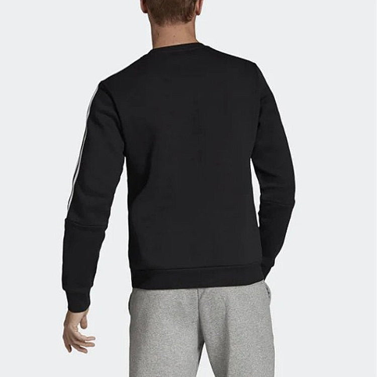 adidas M Crew 3S Training Sports Pullover Black EI8994