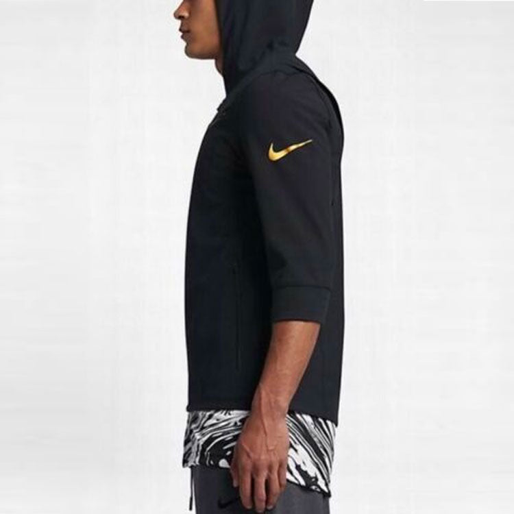 Men's Nike Mvp Bhm Basketball Sleeve Quick Dry Jacket Black 885851-010