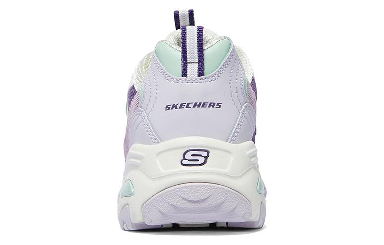 (WMNS) Skechers D'Lites 1.0 Shoes 'White Purple Lilac' 896276-PRMT