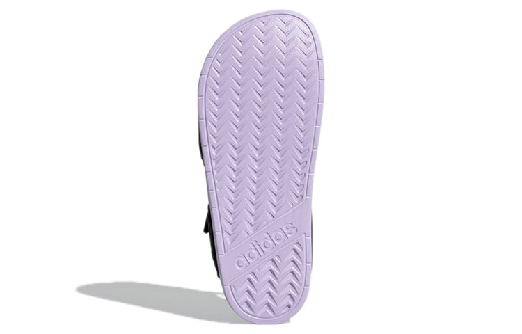 adidas Adilette Sandal Cozy Breathable Black Purple Unisex Sandals 'Black Purple' GZ5330