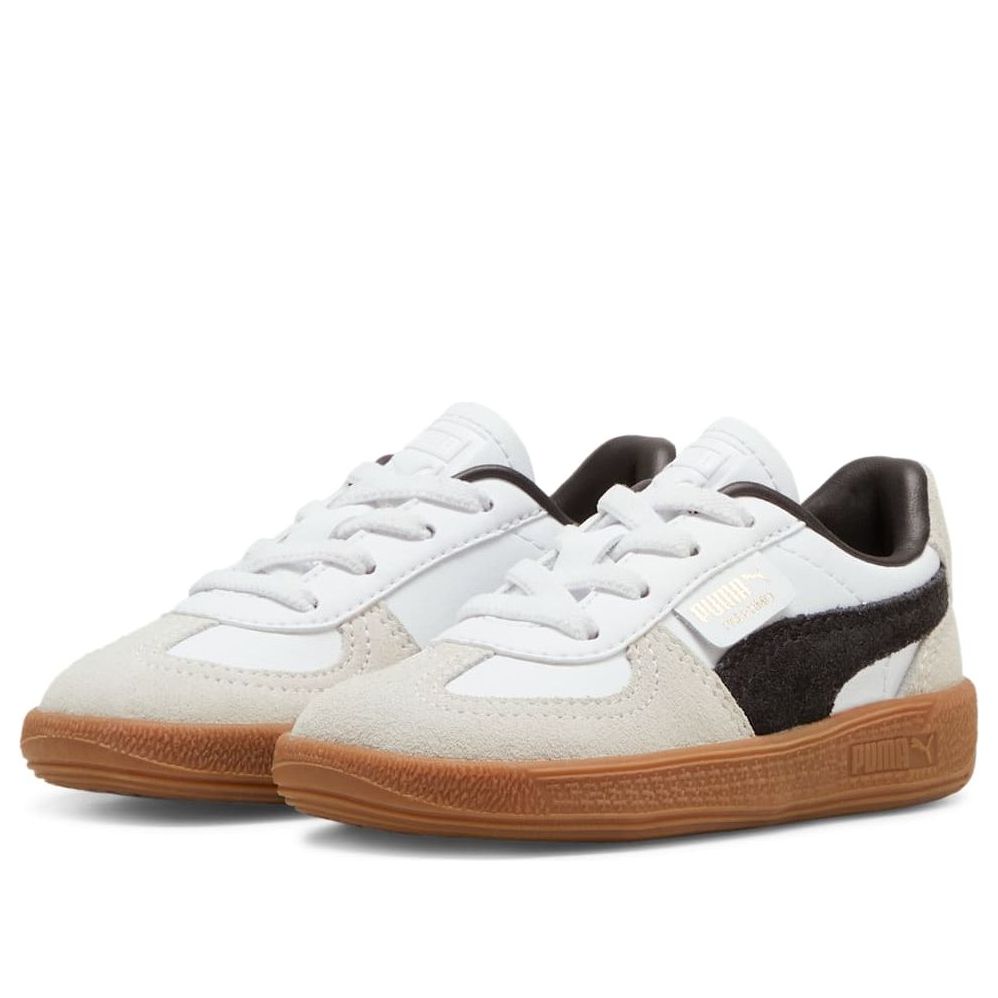 (TD) Puma Palermo Leather 'White Black Gum' 397277-01