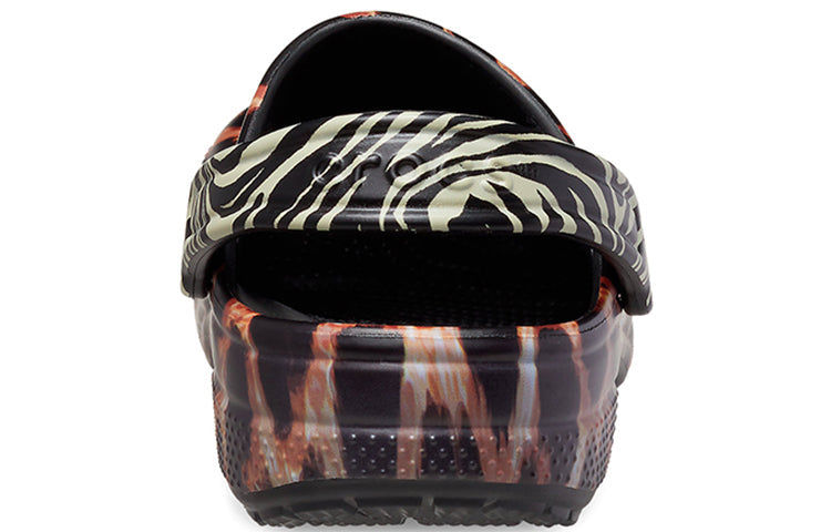 Crocs Classic animal Beach Sandals Unisex Black 207840-0ZR