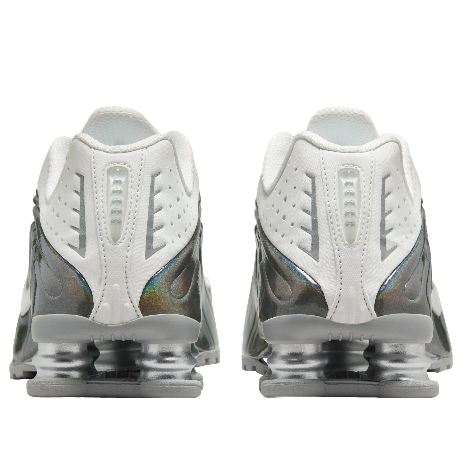 (WMNS) Nike Shox R4 'Summit White Hydrangea Metallic Silver' IB7703-100