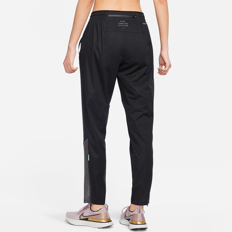 (WMNS) Nike Colorblock Lacing Waterproof Breathable Storage Simple Sports Pants/Trousers/Joggers DD6820-010
