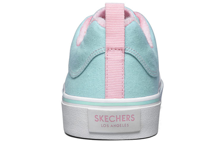 (WMNS) Skechers Street V'Lites Canvas Shoe Light-Blue 155033-MNT