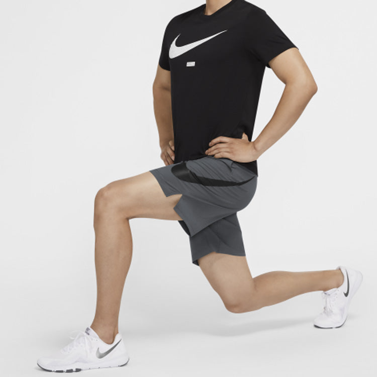 Nike Dri-Fit Flex Woven 3.0 Swoosh Sports Shorts Gray CZ6371-068
