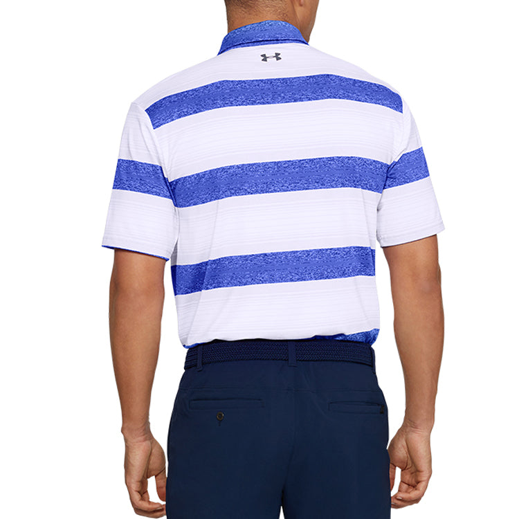 Under Armour Playoff 2.0 Polo Shirt 'White Blue' 1327037-123