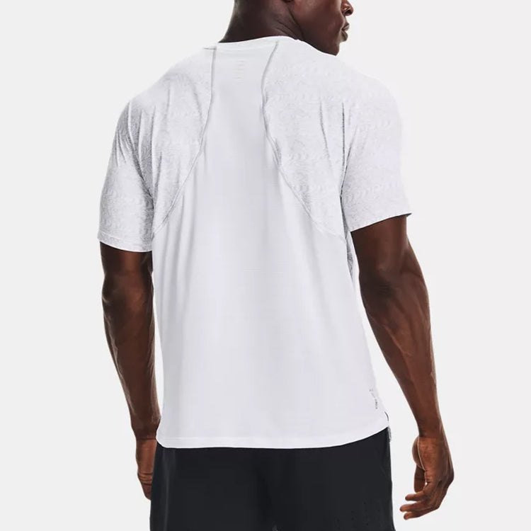 Under Armour Iso-Chill Run 200 Print Short Sleeve 'White' 1366497-100