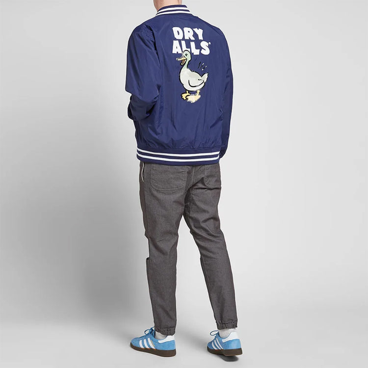 HUMAN MADE Unisex Long-sleeved Jacket Blue HM18JK003