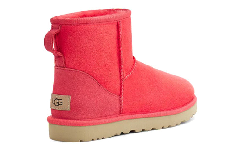 (WMNS) UGG Classic Mini II 'Red' 1016222-HSPK