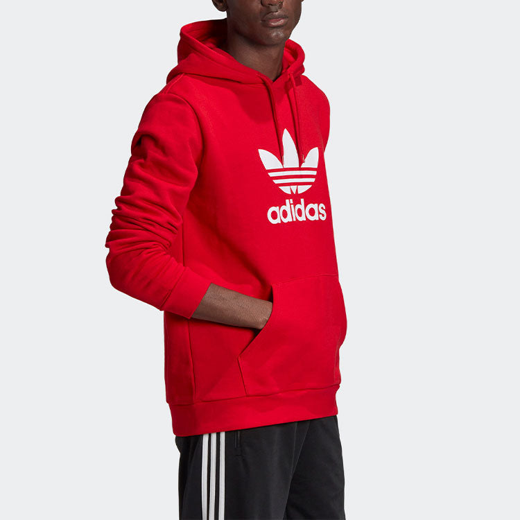 adidas originals Trefoil logo Printing Loose Sports Red GD9924