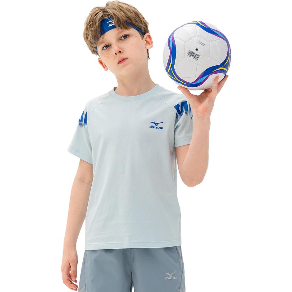 (GS) Mizuno Sportswear T-shirt 'Blue' T2267