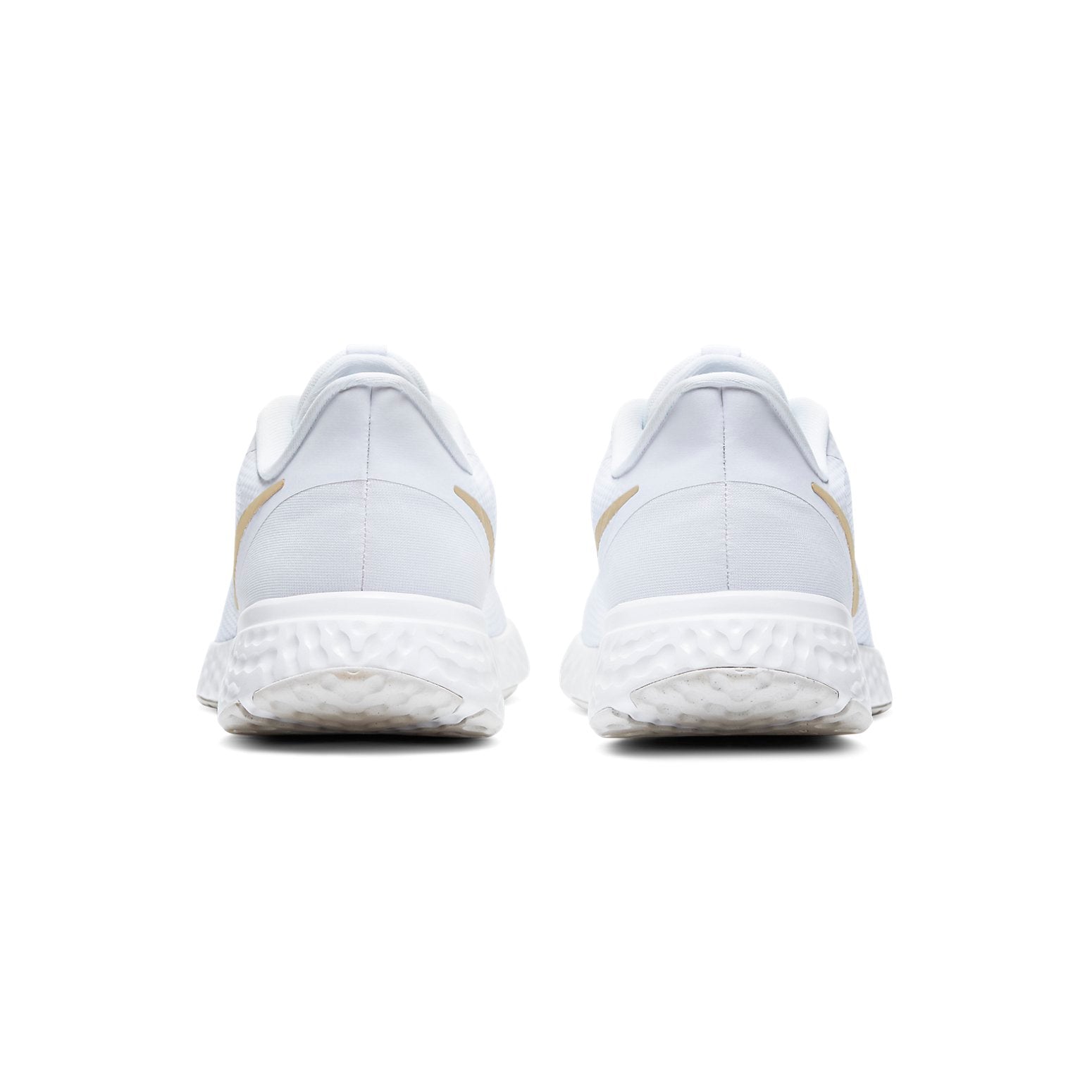 (WMNS) Nike Revolution 5 White/Gold BQ3207-108