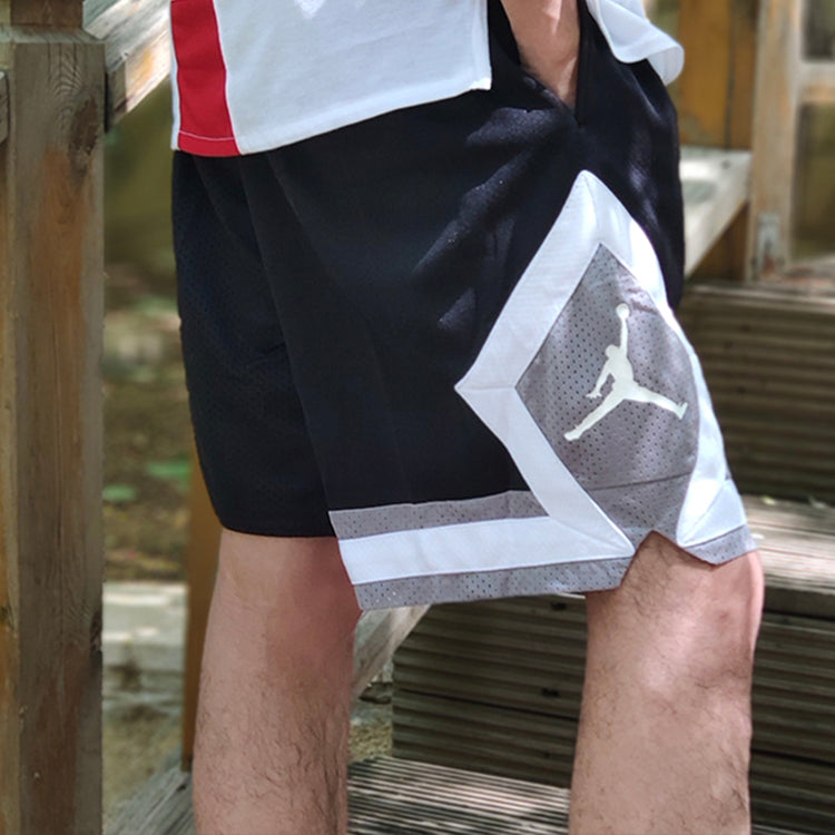 Air Jordan Drawstring Casual Sports Shorts Black CZ2505-010