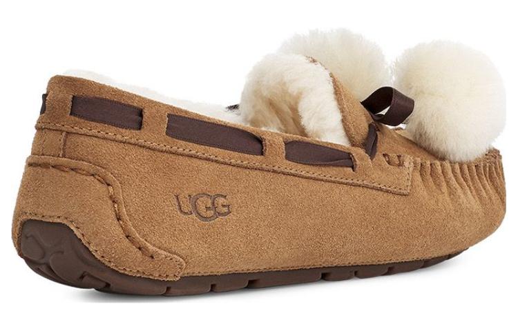 (WMNS) UGG Dakota Moccasins Slippers 'Chestnut' 1138651-CHE