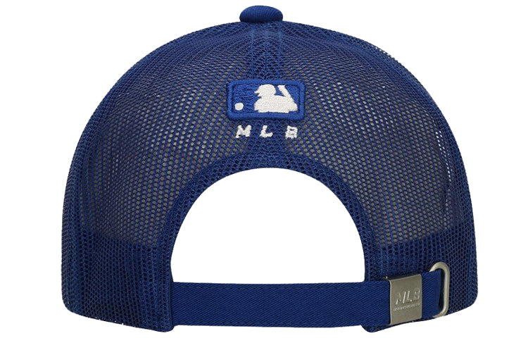 MLB Los Angeles Dodgers Alphabet Embroidered Hollow Out Baseball Cap Navy Blue 32CP75011