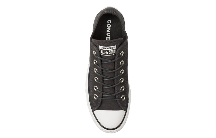 (WMNS) Converse Chuck Taylor All Star Platform Suede Low Top Suede Thick Sole Grey White 565832C