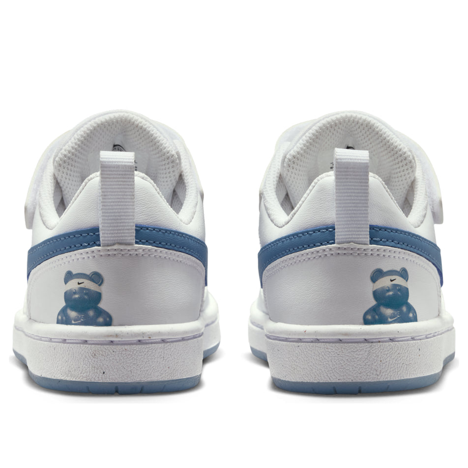 (PS) Nike Court Borough Low 'White Work Blue' IR3999-100