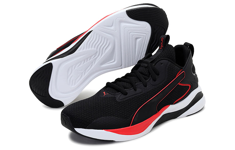 (WMNS) PUMA X One8 Virat Kohli Softride Rift 'Black White Red' 194837-01
