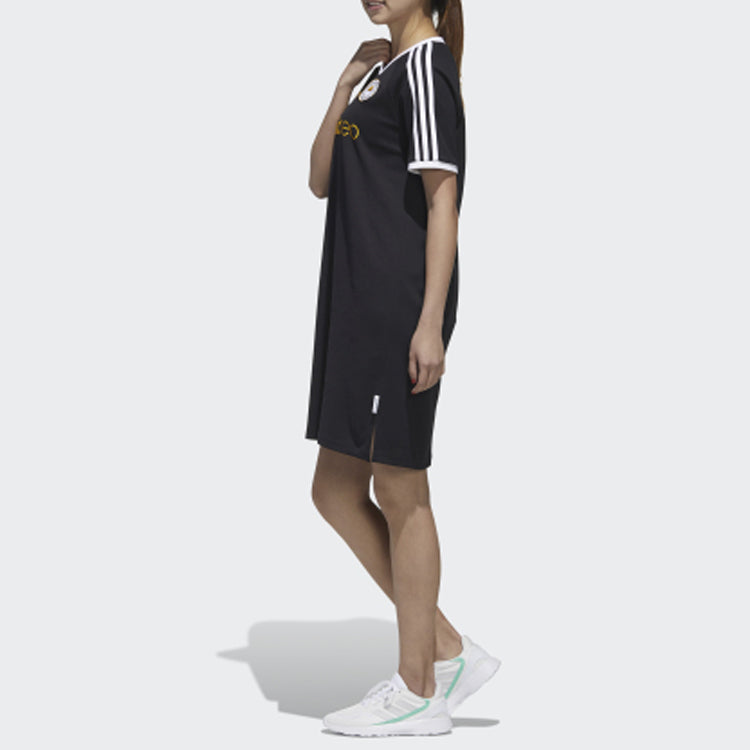 (WMNS) adidas Neo x GUDETAMA Dresses 'Black' GL7227