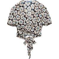 PRADA Floral-print Cropped Top