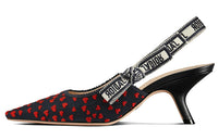 DIOR J'Adior High Heels Women's Blue Red